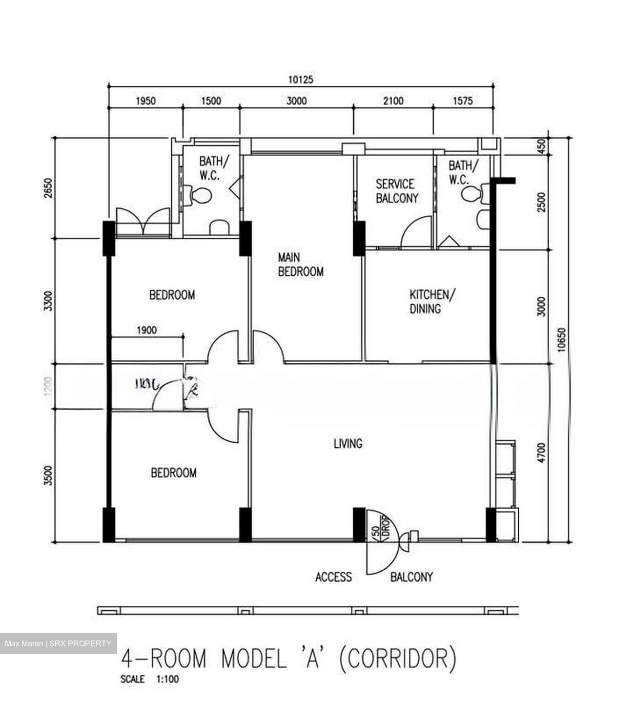 Blk 922 Hougang Street 91 (Hougang), HDB 4 Rooms #570980121
